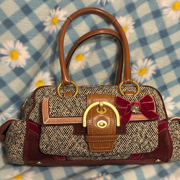 Coach Handbags - Coach SoHo Tweed Satchel Handbag